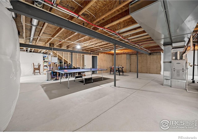 2302 74th Ave, Greeley, CO 80634 - unfinished basement featuring heating unit