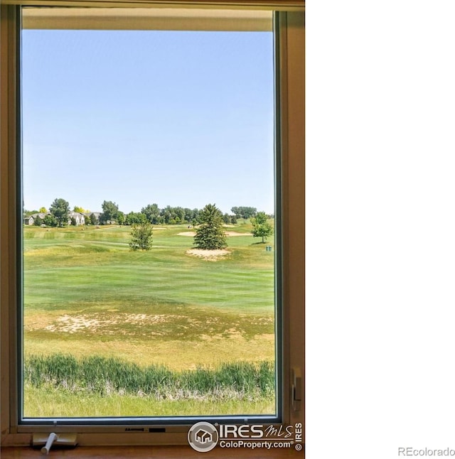 1145 Wyndemere Cir, Longmont, CO 80504 - doorway to outside with view of golf course