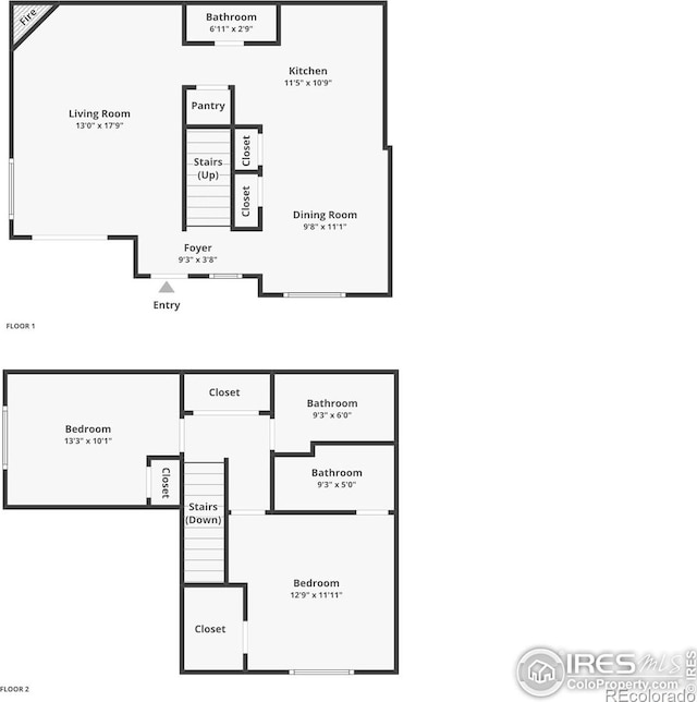 2702 Rigden Pkwy Unit F4, Fort Collins, CO 80525 - view of floor plan / room layout