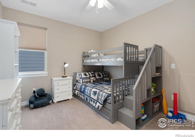 3304 Heron Lakes Pkwy, Berthoud, CO 80513 - bedroom with carpet and a ceiling fan