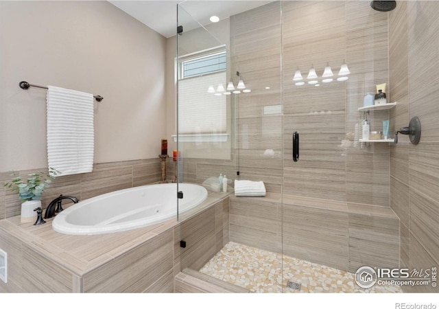 3304 Heron Lakes Pkwy, Berthoud, CO 80513 - full bathroom with a shower stall and a bath