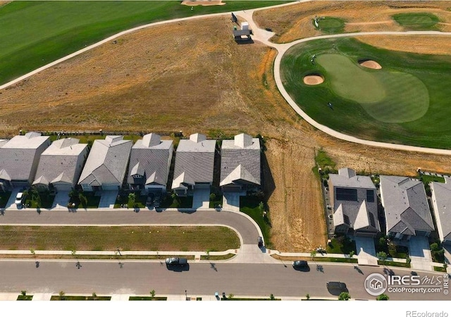 3304 Heron Lakes Pkwy, Berthoud, CO 80513 - aerial view of property and surrounding area featuring a local golf course