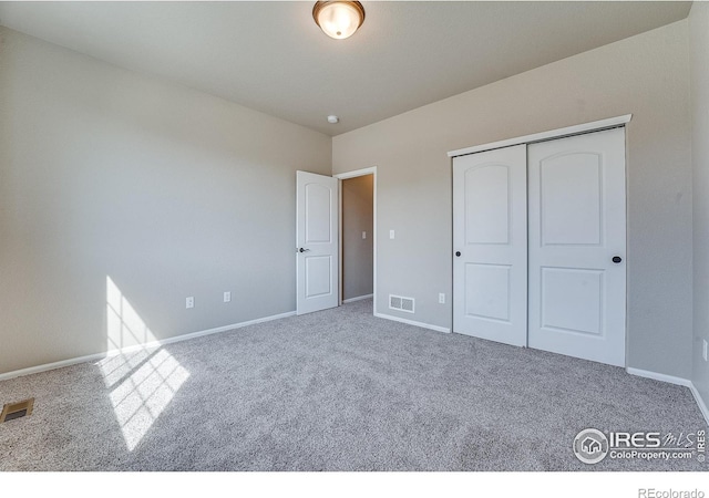 604 Rosedale St, Severance, CO 80550 - unfurnished bedroom featuring carpet floors and a closet