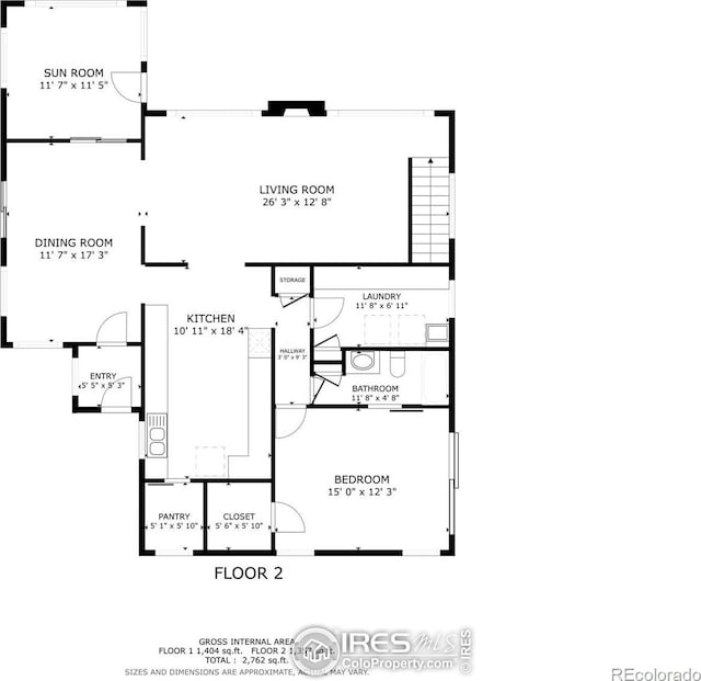 2160 Devils Gulch Rd, Estes Park, CO 80517 - view of property floor plan