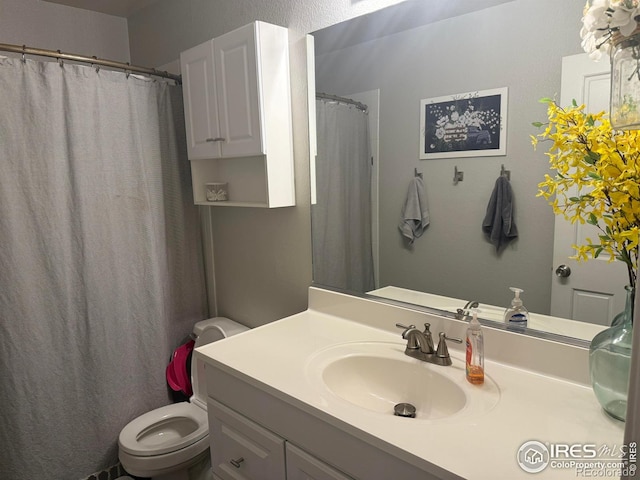 1460 Hawkridge Rd, Eaton, CO 80615 - full bathroom with vanity and a shower with shower curtain