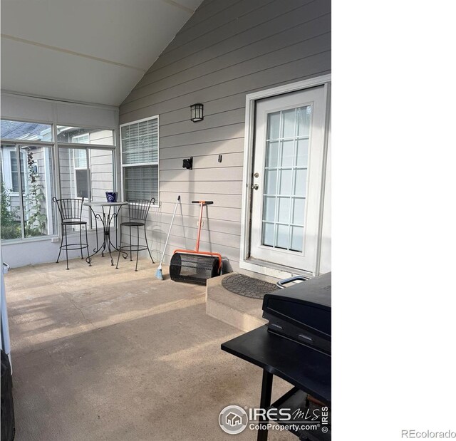 1460 Hawkridge Rd, Eaton, CO 80615 - sunroom with vaulted ceiling