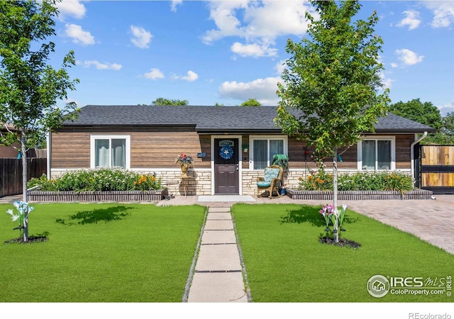 7131 Pontiac St, Commerce City, CO 80022 - ranch-style house featuring stone siding