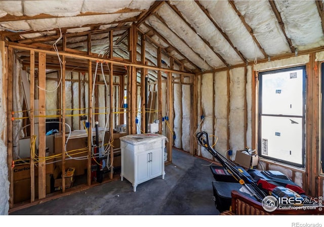 7131 Pontiac St, Commerce City, CO 80022 - miscellaneous room with vaulted ceiling