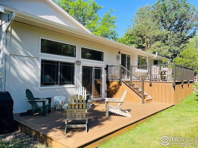 4303 30th St, Boulder, CO 80301 - view of wooden terrace