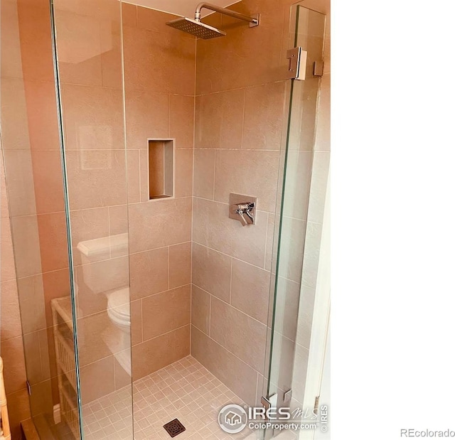 4303 30th St, Boulder, CO 80301 - full bath with a stall shower and toilet