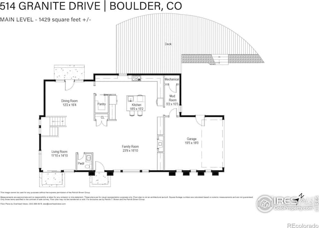 514 Granite Dr, Boulder, CO 80302 - view of property floor plan