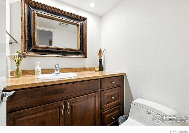 770 Quince Cir, Boulder, CO 80304 - half bathroom featuring toilet and vanity