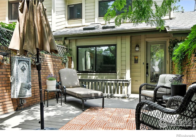770 Quince Cir, Boulder, CO 80304 - view of wooden terrace