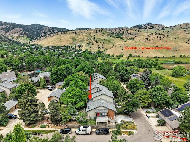 770 Quince Cir, Boulder, CO 80304 - bird's eye view of a mountain backdrop