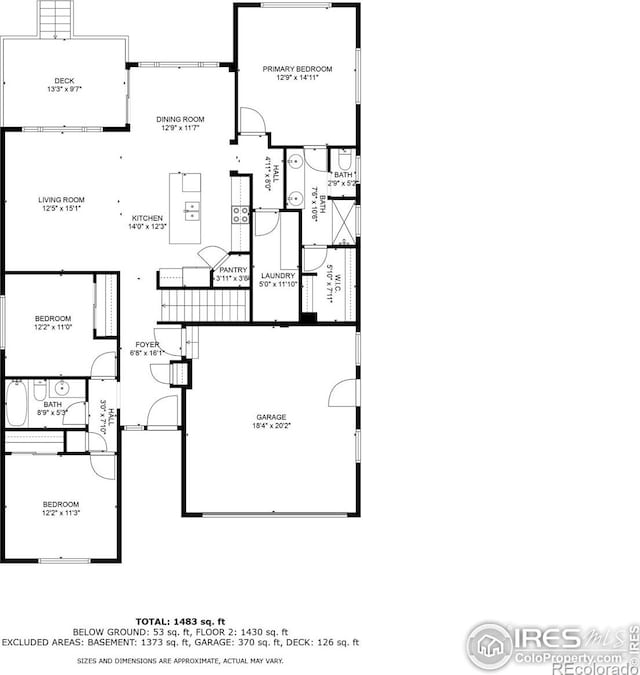 10400 17th St, Greeley, CO 80634 - view of home floor plan