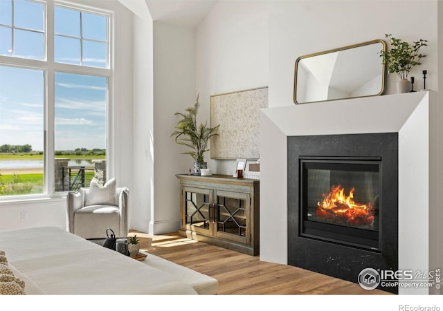 2568 Southwind Rd, Berthoud, CO 80513 - bedroom with wood finished floors and a premium fireplace