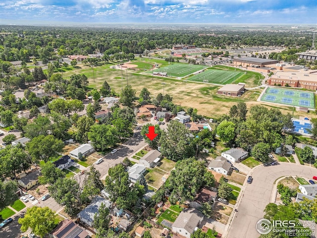 2416 15th Ave, Greeley, CO 80631 - aerial view of property's location featuring nearby suburban area