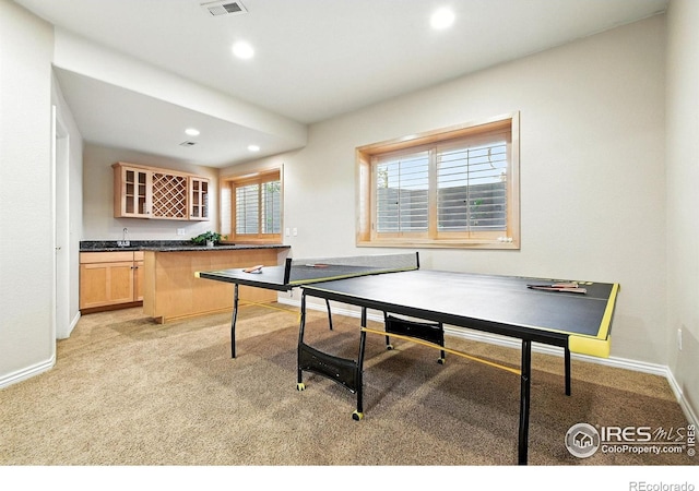 4332 Clay Commons Ct, Boulder, CO 80303 - rec room featuring light carpet and recessed lighting