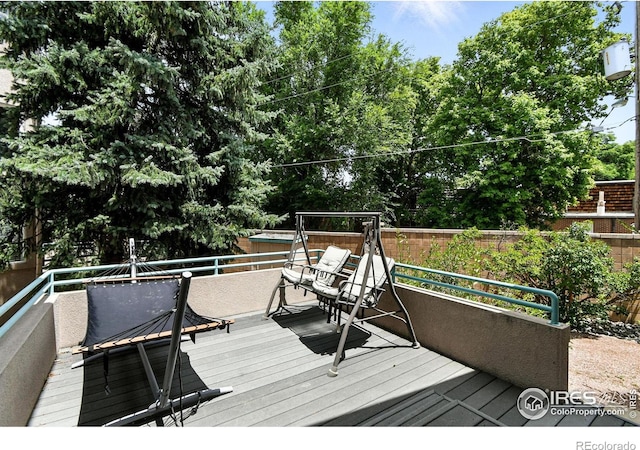 4332 Clay Commons Ct, Boulder, CO 80303 - view of wooden deck