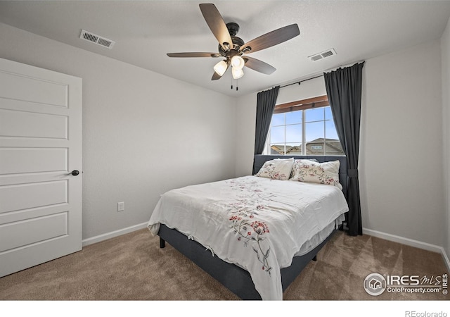 12648 Canoe St, Firestone, CO 80504 - bedroom with carpet flooring and a ceiling fan