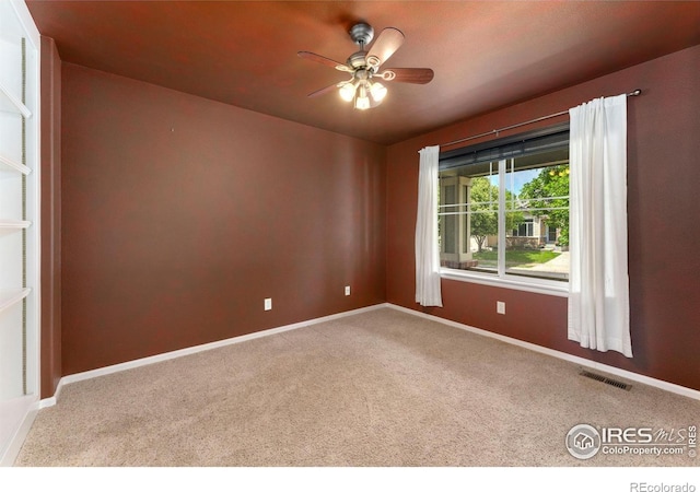 17132 E 104th Way, Commerce City, CO 80022 - unfurnished room with carpet floors and ceiling fan