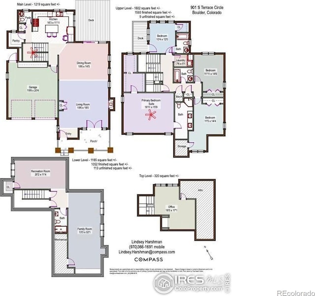 901 Terrace Cir S, Boulder, CO 80304 - view of home floor plan