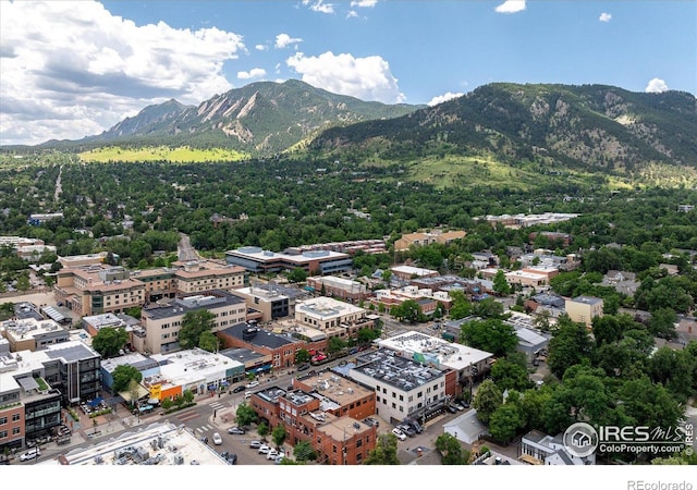 820 Pearl St, Boulder, CO 80302 - drone / aerial view of mountains