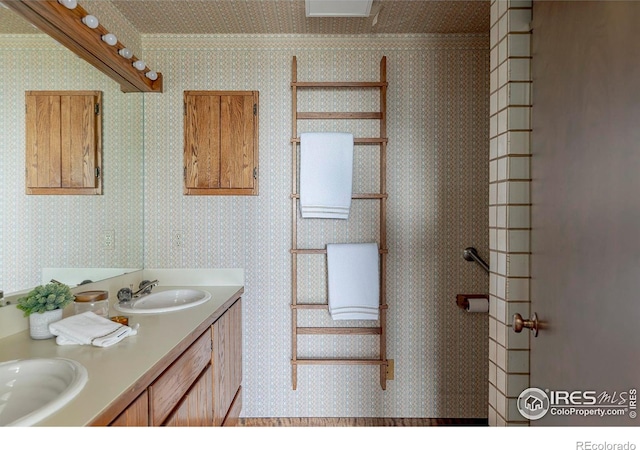 3884 Douglas Mountain Dr, Golden, CO 80403 - full bath with double vanity