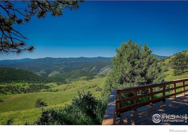 3884 Douglas Mountain Dr, Golden, CO 80403 - mountain view