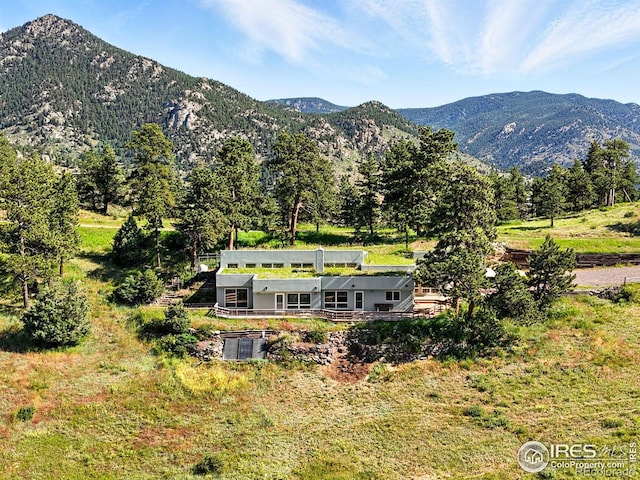 3884 Douglas Mountain Dr, Golden, CO 80403 - view of mountain background