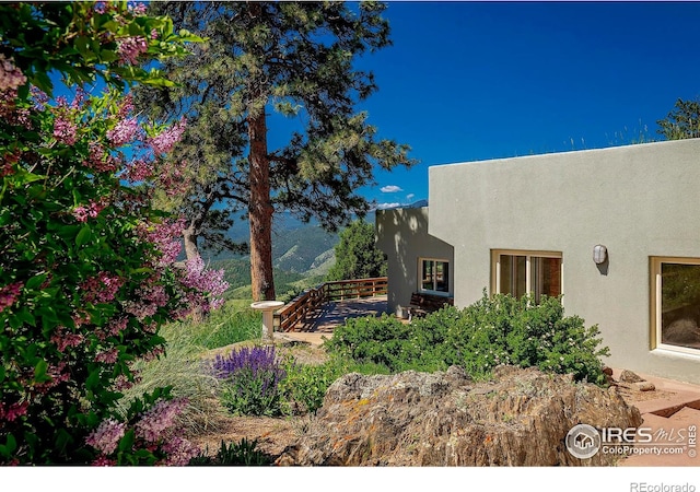 3884 Douglas Mountain Dr, Golden, CO 80403 - view of yard