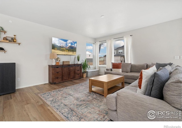 5199 Beckworth St, Timnath, CO 80547 - living area featuring wood finished floors and baseboards