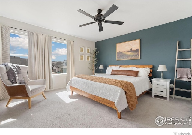 5199 Beckworth St, Timnath, CO 80547 - carpeted bedroom with a ceiling fan