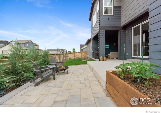 5199 Beckworth St, Timnath, CO 80547 - view of patio / terrace featuring an outdoor fire pit