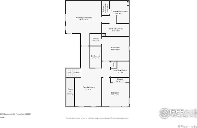 5199 Beckworth St, Timnath, CO 80547 - view of property floor plan