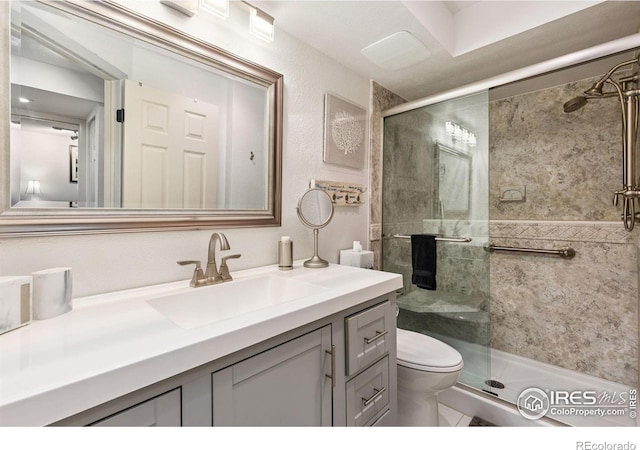 1620 Bradley Ct, Boulder, CO 80305 - bathroom featuring vanity and a stall shower