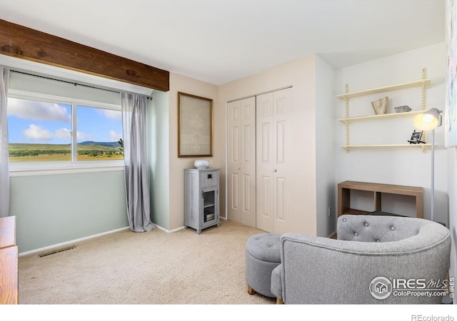 1620 Bradley Ct, Boulder, CO 80305 - sitting room with light colored carpet and baseboards