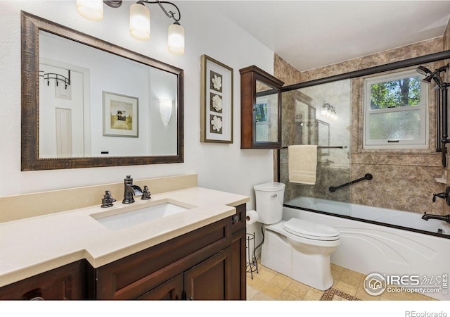 1620 Bradley Ct, Boulder, CO 80305 - full bath with vanity and shower / bath combination with glass door