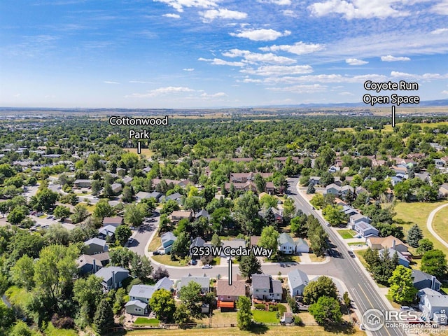 253 W Cedar Way, Louisville, CO 80027 - aerial perspective of suburban area