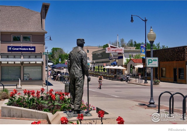 1830 W Centennial Dr Unit 108, Louisville, CO 80027 - view of asphalt road featuring street lights, sidewalks, and curbs
