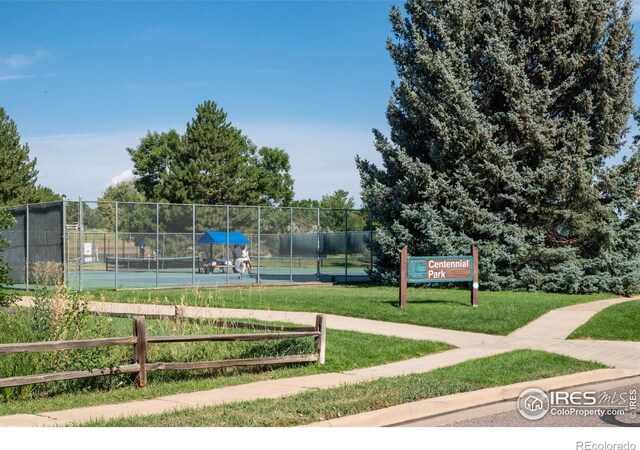 1830 W Centennial Dr Unit 108, Louisville, CO 80027 - view of property's community featuring a tennis court