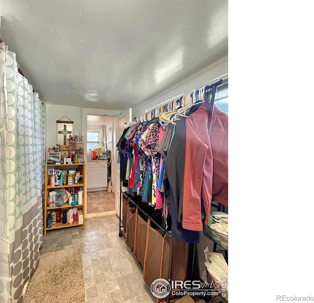 329 S Wynona Ave, Holyoke, CO 80734 - walk in closet with stone finish flooring