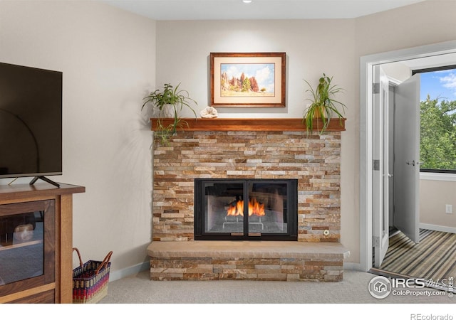337 Arapahoe Ave Unit 303, Boulder, CO 80302 - detailed view of a fireplace and carpet floors