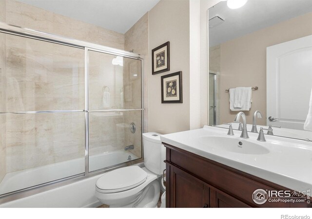 337 Arapahoe Ave Unit 303, Boulder, CO 80302 - bathroom with vanity and enclosed tub / shower combo
