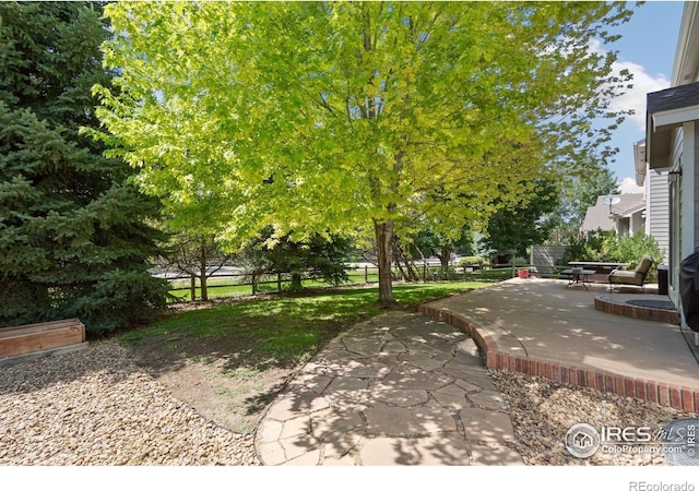 8119 Lighthouse Ln, Windsor, CO 80528 - view of yard featuring a patio