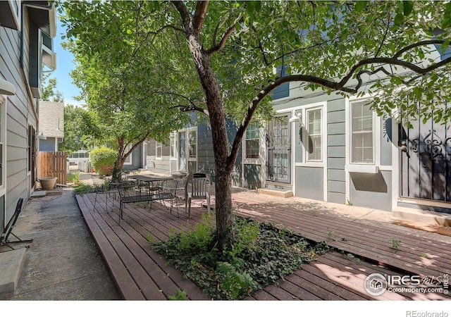 2279 Spruce St Unit 8, Boulder, CO 80302 - view of wooden terrace