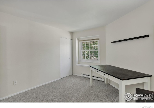 2279 Spruce St Unit 8, Boulder, CO 80302 - unfurnished office with baseboard heating and carpet