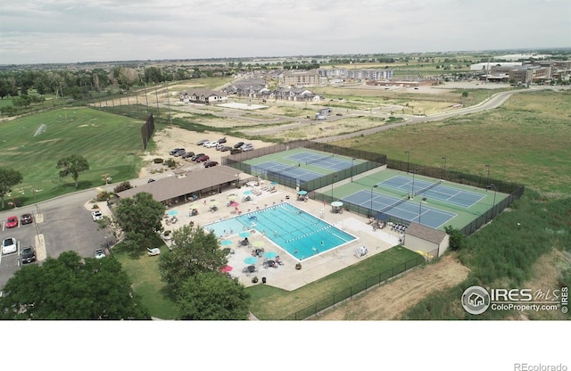 265 High Point Dr Unit 202, Longmont, CO 80504 - aerial view of a pool area