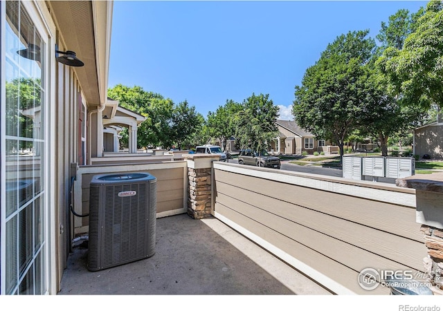 5124 Stillwater Creek Dr Unit E, Fort Collins, CO 80528 - view of patio / terrace featuring mail area