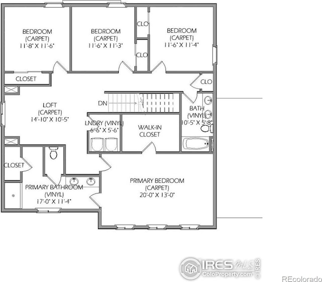 6818 Whisper Trail Ln, Wellington, CO 80549 - view of floor plan / room layout